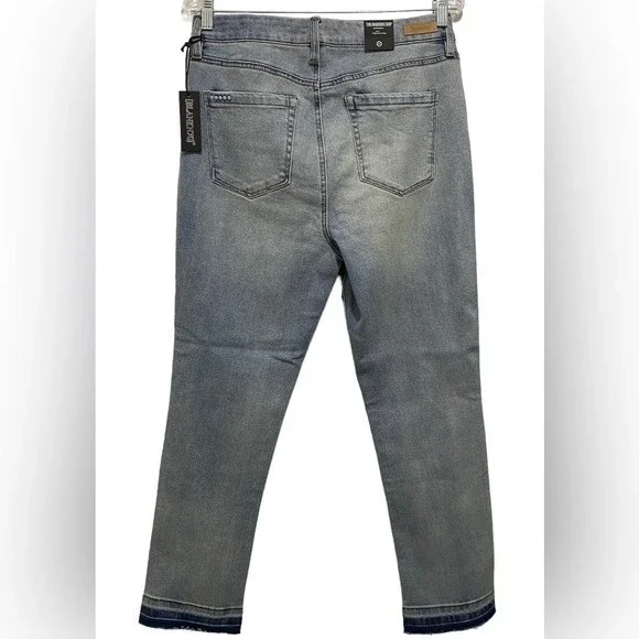 🟣 SALE Blank NYC The Madison High Rise Crop Jeans Size 31 - Picture 3 of 7